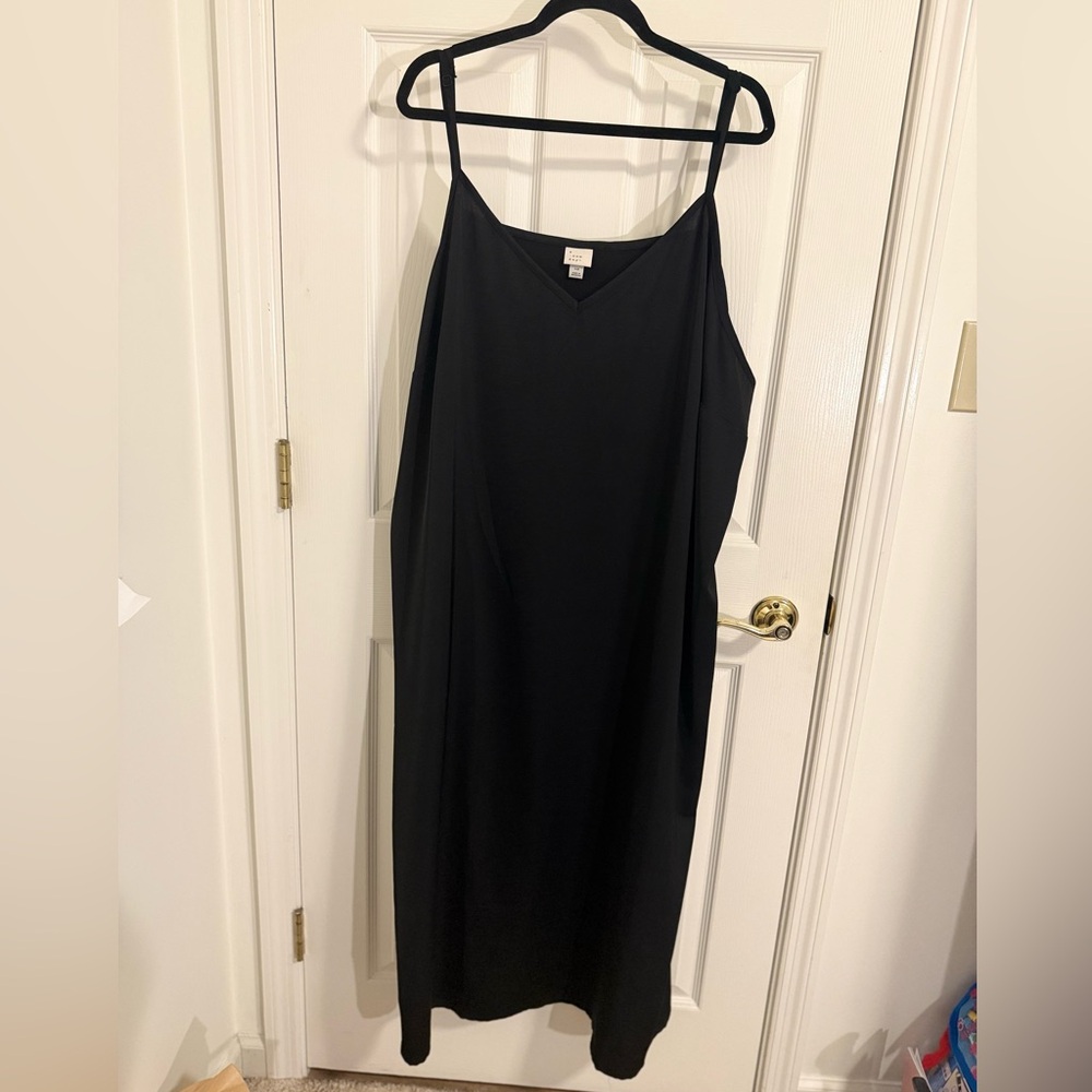 a new day Black Maxi Slip Dress